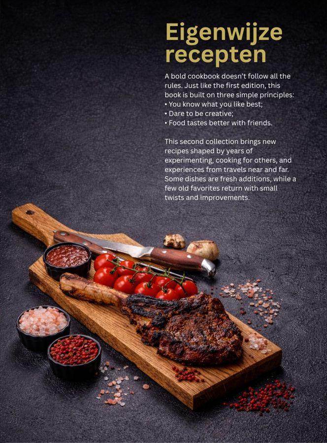 Back cover of Eigenwijze recepten 2