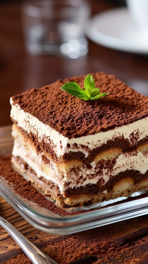A slice of tiramisu